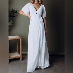 Ivy wrap maxi dress